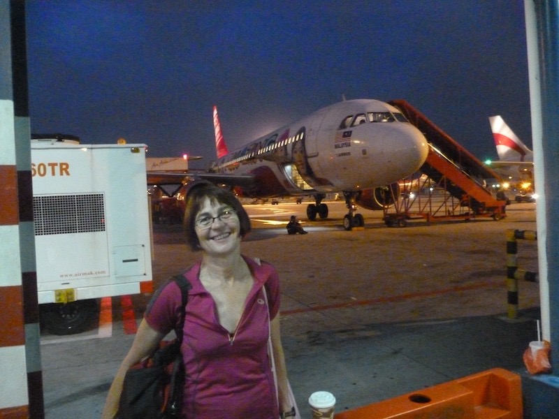 Catching the plane from Kuala Kumpur at 7am meant getting up at 3:30am.  Thanks Terry & Yati